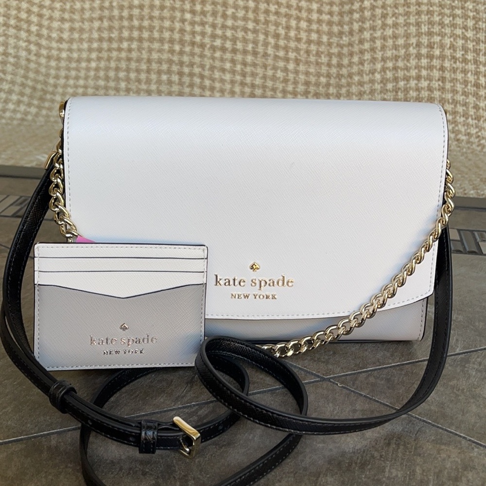 Kate Spade carson tricolor colorblock & staci colorblock sm slim card holder - Picture 2 of 16